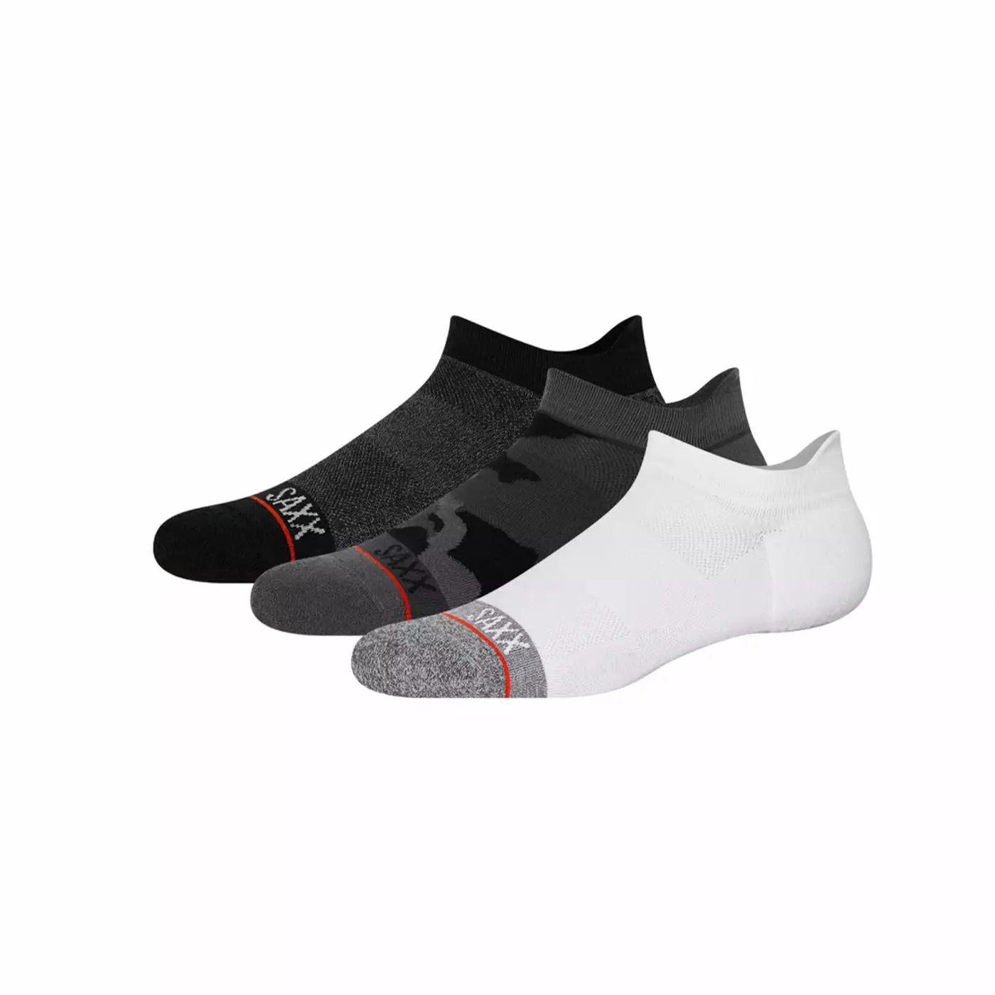 Saxx Underwear SAXX WHOLE PACKAGE LOW SHOW SOCKS (3 PACK) 1 Saxx Underwear SAXX WHOLE PACKAGE LOW SHOW SOCKS (3 PACK)