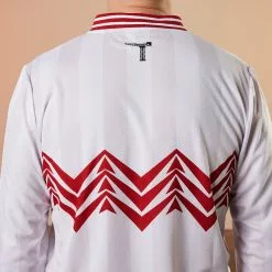 Finnieston Clothing Ltd. BANKIES ZIG ZAG RETRO FOOTBALL SHIRT LS -FINNIESTON CLOTHING Shop BankiesLL 1800x1800
