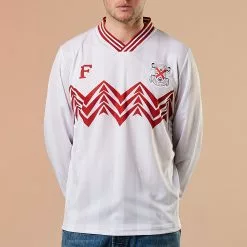 Finnieston Clothing Ltd. BANKIES ZIG ZAG RETRO FOOTBALL SHIRT LS -FINNIESTON CLOTHING Shop Bankieslsl 1800x1800