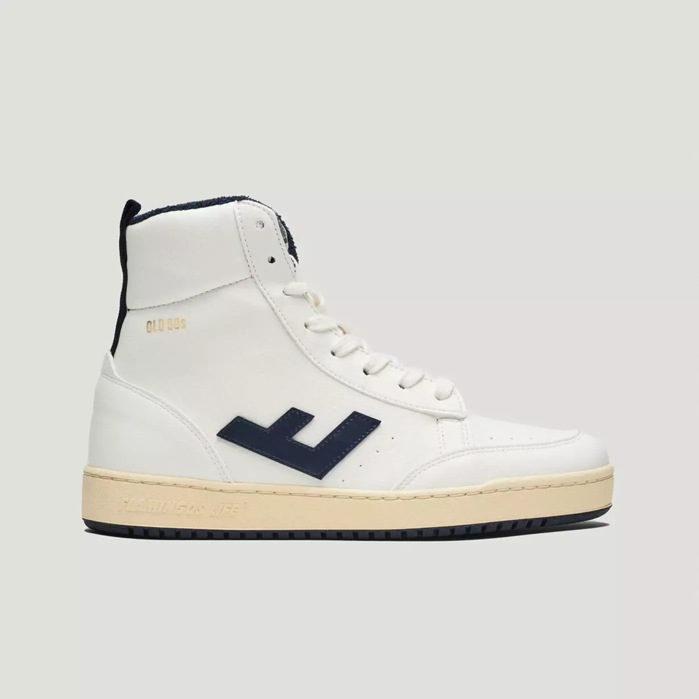 FLAMINGOS LIFE OLD 80s WHITE VANILLA NAVY 2 FLAMINGOS LIFE OLD 80s WHITE VANILLA NAVY - Image 2