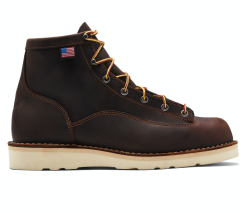 DANNER BULL RUN ROUND TOE BOOT BROWN