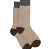 Pantherella THORNHAM SOCK NAT / BROWN FLECK