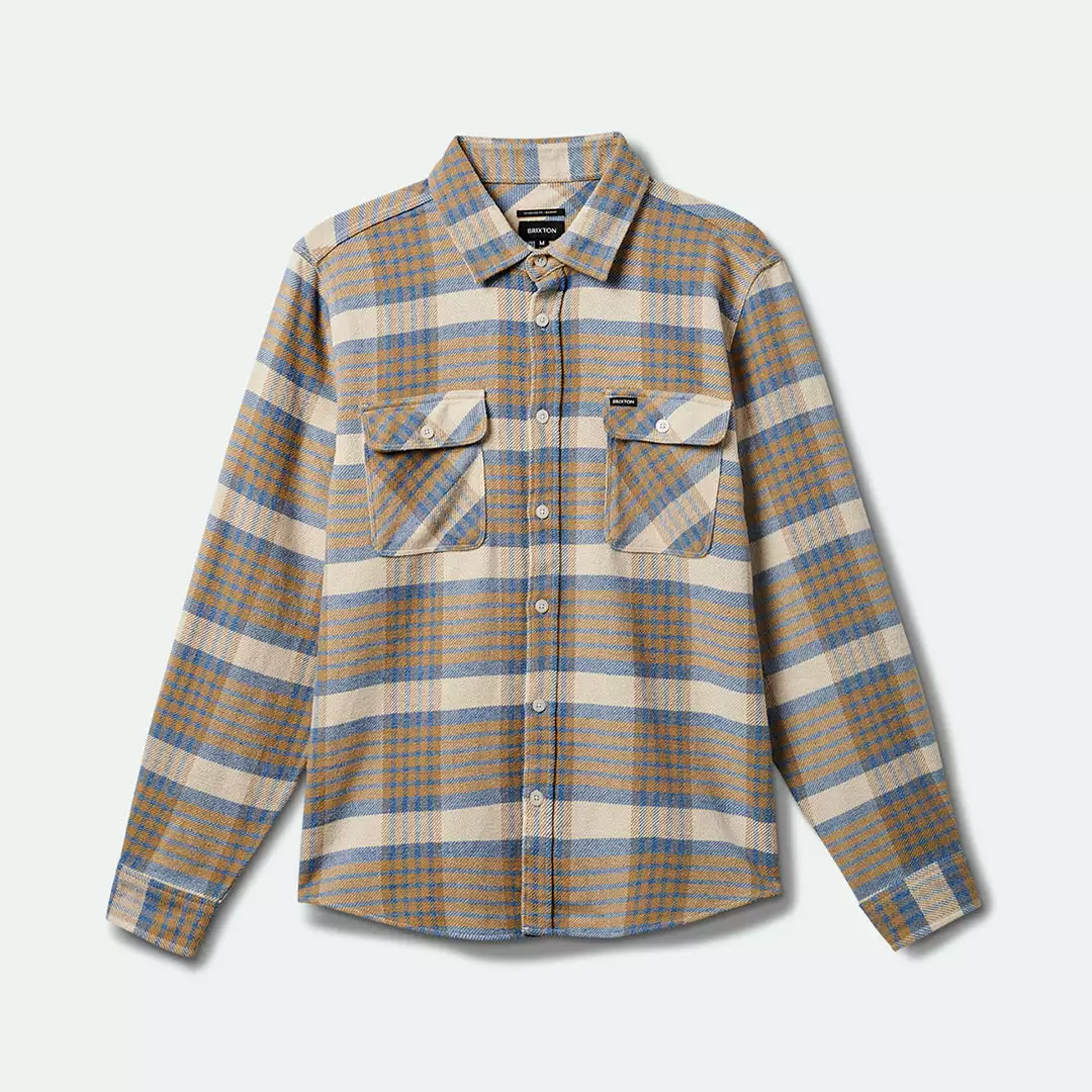 BRIXTON BOWERY HEAVY WEIGHT FLANNEL 1 BRIXTON BOWERY HEAVY WEIGHT FLANNEL