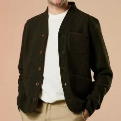 Finnieston Clothing Ltd. GRANT WOOL CARDIGAN -FINNIESTON CLOTHING Shop grt9 1800x1800