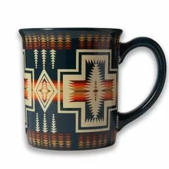PENDLETON 18oz CERAMIC MUG HARDING NAVY