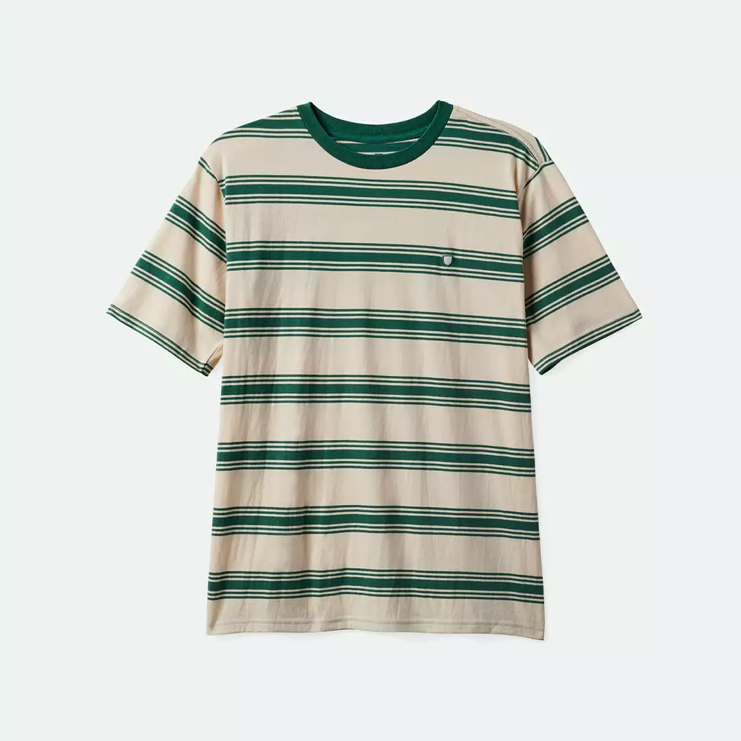 BRIXTON HILT SHIELD S/S KNIT TEE 1 BRIXTON HILT SHIELD S/S KNIT TEE