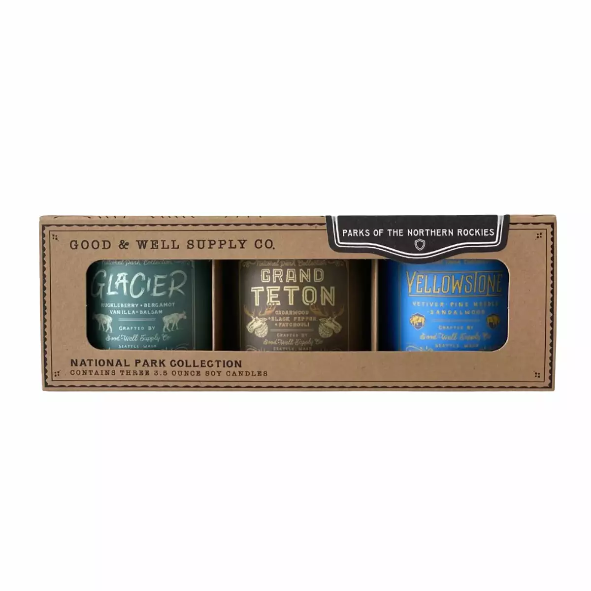 Good & Well Supply Co NATIONAL PARK REGION CANDLE GIFT SETS 2 Good & Well Supply Co NATIONAL PARK REGION CANDLE GIFT SETS - Image 2
